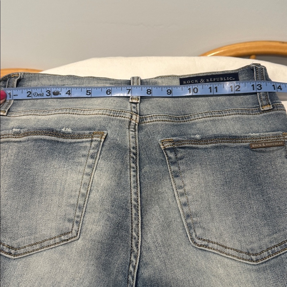 Rock & Republic “Berlin” Skinny Jeans – Light Wash – Size 6M - Picture 6 of 8